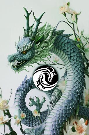 青龍（成功・財運・新たな始まり） iPad/Androidタブレット待受け